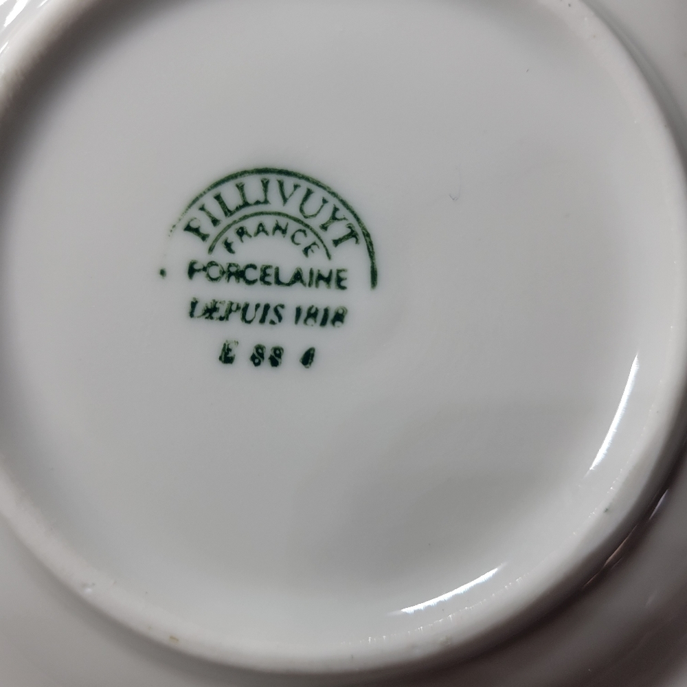 Artichoke Serving Platter Pillivuyt France Porcelain Embossed Artichoke Plate - Picture 7 of 8